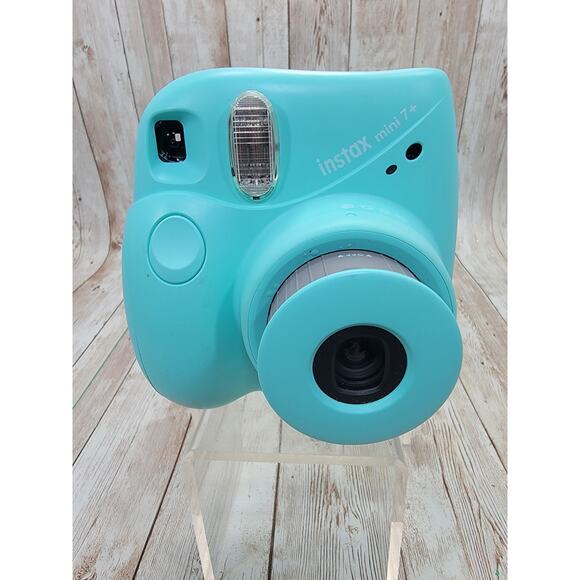 Instax Camera Mini Plus Instax Mini 7+ Icy Blue Camera With Case